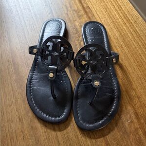 Tory Burch Black Miller Thong Sandal